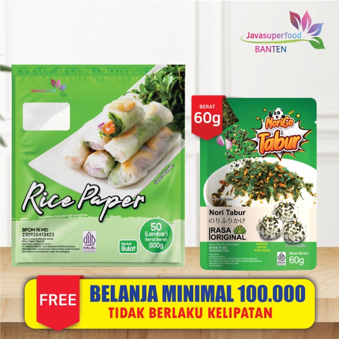 

[Beli 3 Gratis 1] Rice R / Kulit Lumpia Vietnam Banh Trang 300G