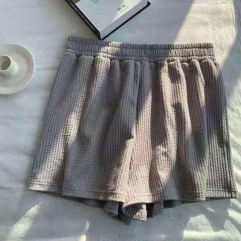 Red 2022 Anak Perempuan Musim Panas Ukuran Besar Setelan Kasual Gemuk MM Longgar Rompi Top Lebar Kaki Celana Pendek Rumah Malas Set Dua Potong