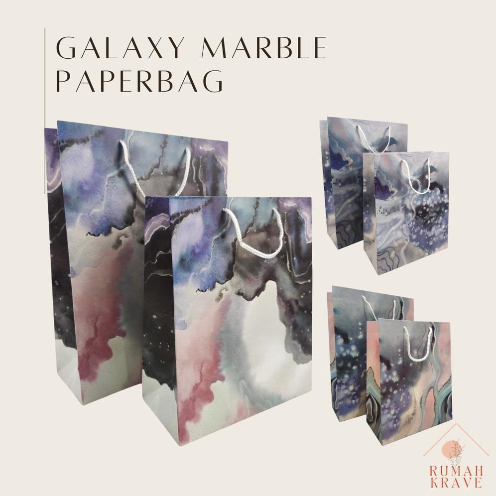 

Promo RUMAH KRAVE - Galaxy Marble Marmer Paperbag Paper Bag Goodie Bag 30cm