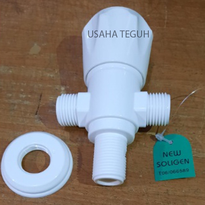 Kran Shower PVC / Stop Kran WC Toilet cabang 2 double pvc jet shower kran bidet Soligen