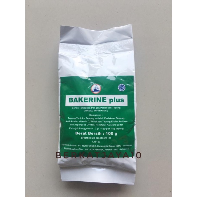 

Premium Murah Bakerine Plus Pengempuk Penghalus Roti Donat 100 Gram