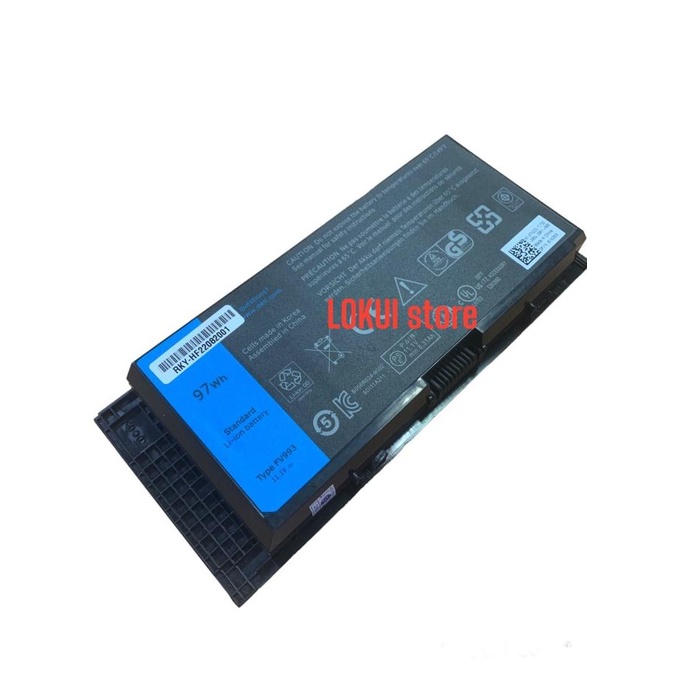 Baterai Ori Dell Precision M4600 M4700 M4800 M6600 M6800 FV993