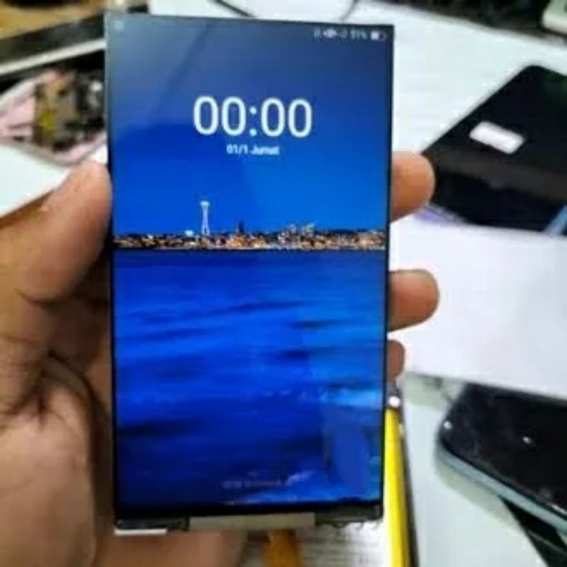 lcd hp oppo f1s ori cabutan normal tidak termasuk touchscreen