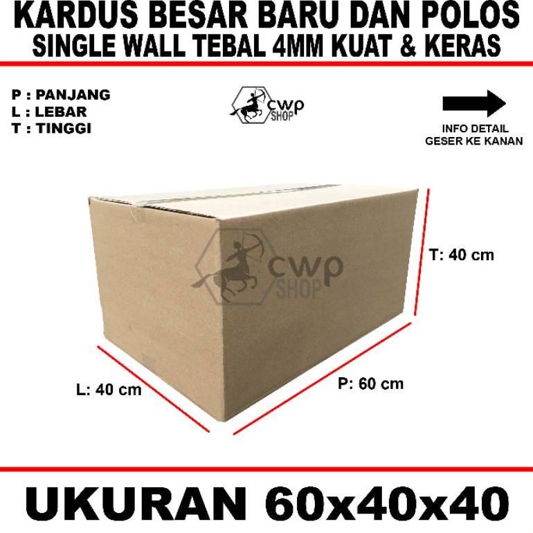 

Terbaru Kardus Box Karton Besar Uk60x40x40