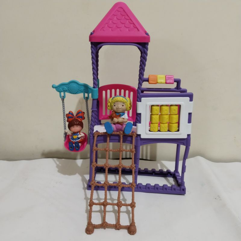 Mainan Mattel Barbie Skipper Babysitters Inc Climb N Explore Playground (Second/Preloved)