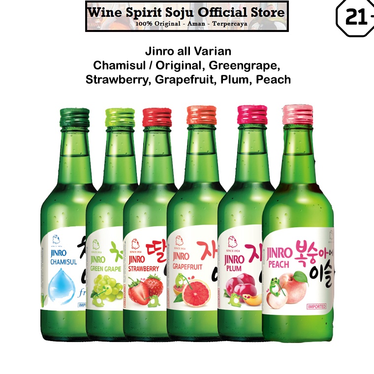 

Produk Premium.. Soju Jinro 360ml 8PJ