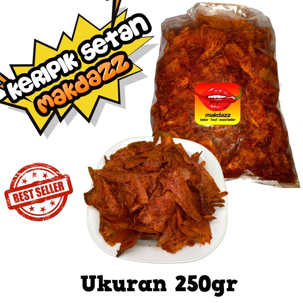 

7.7 Keripik Setan Kripset Keripik Singkong 250gr
