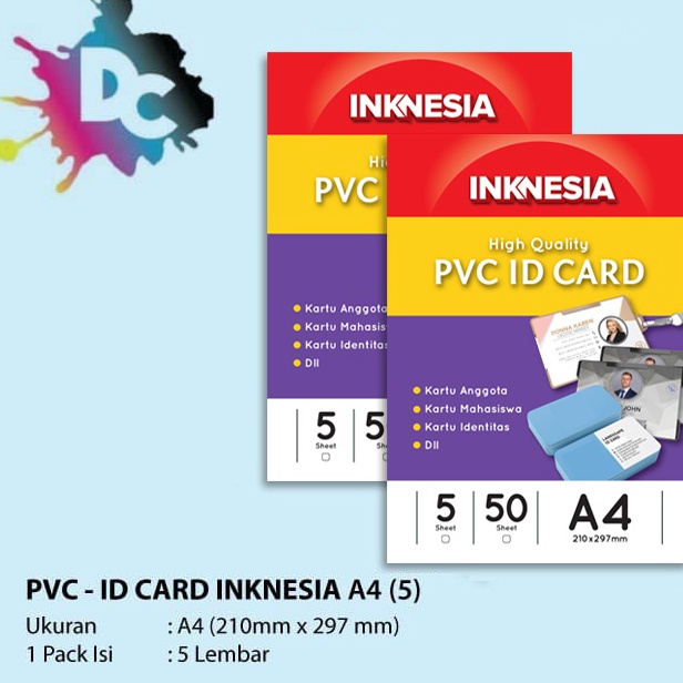 

PALING AMPUH✌️>>> Kertas PVC Bahan ID Card Instan A4 isi 5 Lembar