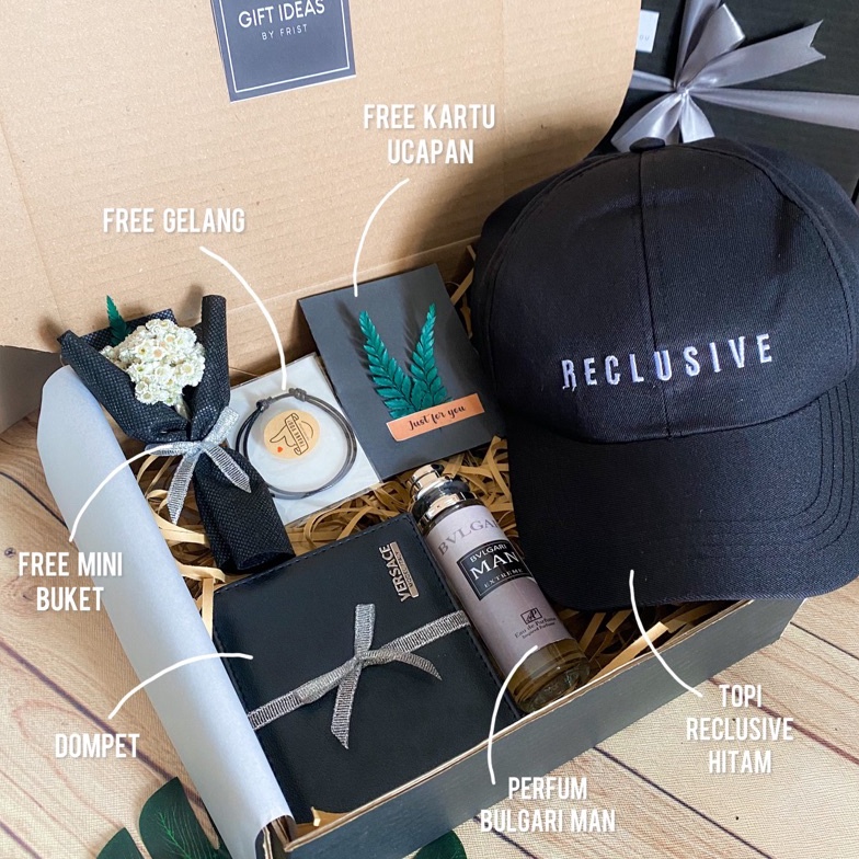 

Stok terbatas!.. GIFTBOX FOR MEN/HAMPERS COWOK/ KADO ULTAH/ WISUDA/ ANNIV PAKET EKONOMIS NO OUTFIT SERIES 9LQ