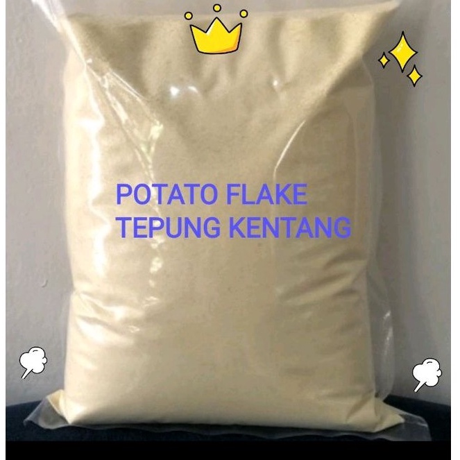 

LANGSUNG ATC.. Tepung kentang flake Halus Halal 1kg MLV