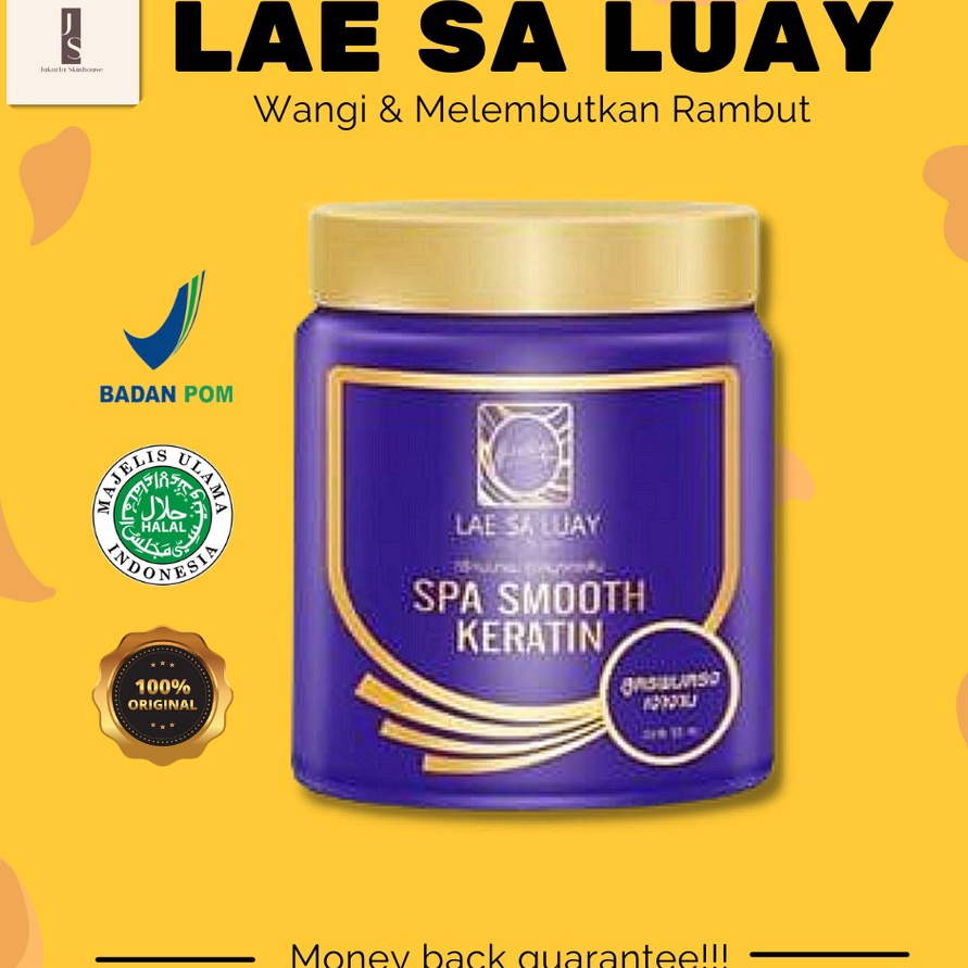 >D2289) ⭐⭐⭐⭐⭐ LAE SA LUAY - Hair Spa Smooth Keratin / Masker Rambut / Creambath / Treatment Rambut -