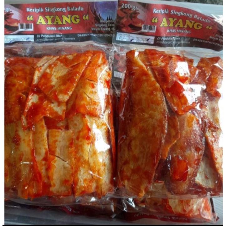 

New KERIPIK SINGKONG BALADO KHAS PADANG