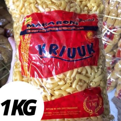 

Sale 7.7 MAKARONI BANTET MURAH / MAKRONI MURAH / MAKARONI MENTAH / MAKRONI BANTAT KUNING KRIUK 1 KG