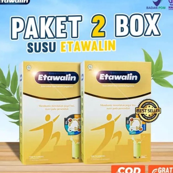 

PALING AMPUH✌️>>> PROMO 2 BOX ETAWALIN ASLI SUSU HERBAL MENGATASI REMATIK ASAM URAT DAN MENJAGA KESEHATAN TULANG