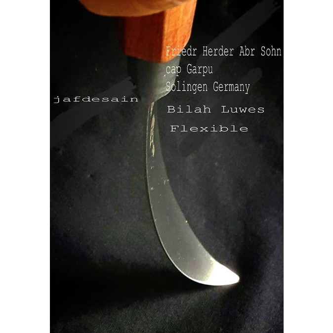 Pisau Cap Garpu Asli Herder Solingen Jerman Flexible 5 inch ORIGINAL