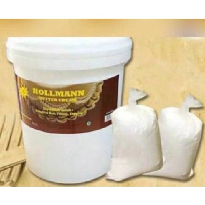 

❄️ READY STOK ❄️ Butter Cream Hollman 500gr Repack Siap Pakai