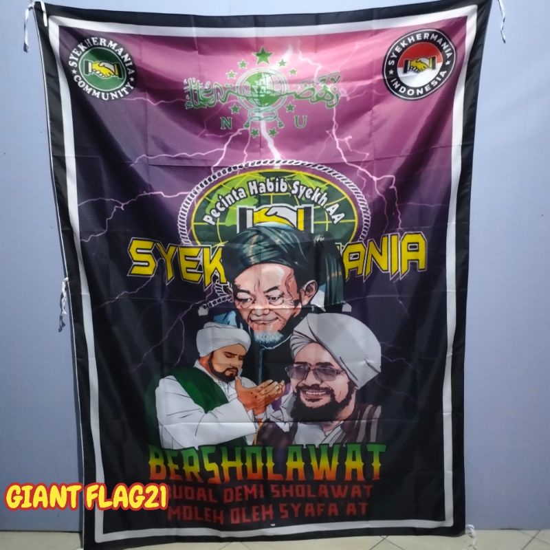 Bendera printing SYEKHERMANIA BERSHOLAWAT