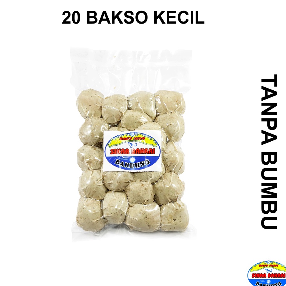 

(D2289) ⭐⭐⭐⭐⭐ BAKSO / BASO IKAN SINAR BAHARI BANDUNG 20 Bakso Ikan Kecil
