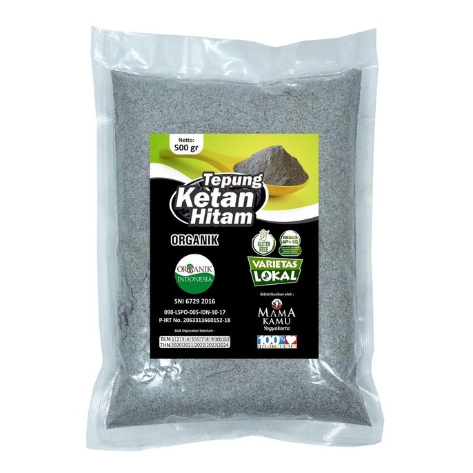 

Laris Tepung Ketan Hitam Mama Kamu Kemasan 500 Gram LGR