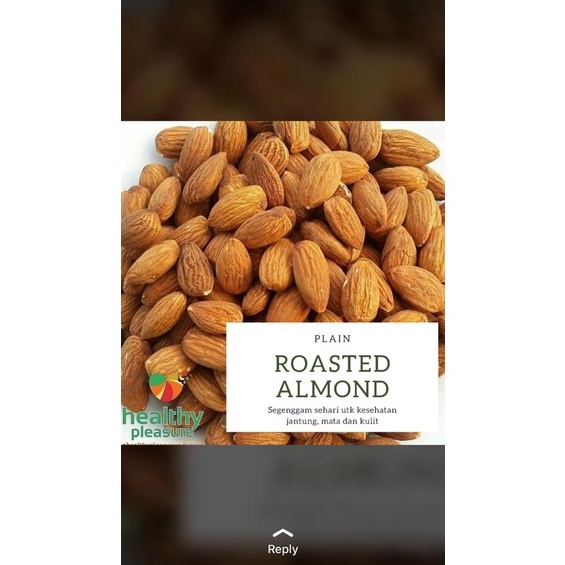 

Terbaru.. WHOLE ALMOND/ RAW 500G KN8