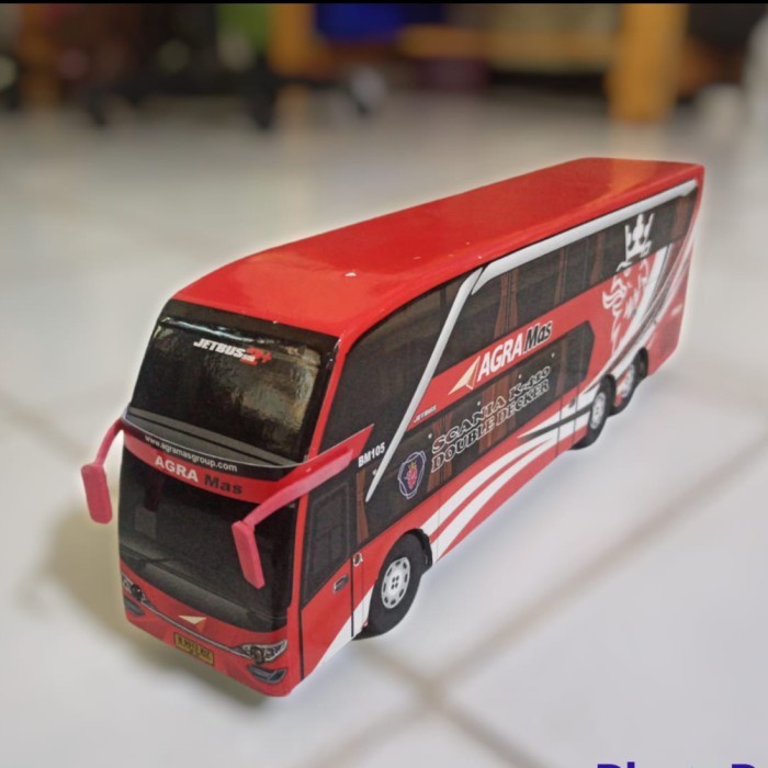 Terlaris Miniatur Mainan Bus Rc Remote Control Agra Mas
