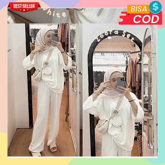Fashion Muslim 2023 Pakaian Cewek Kekinian Stln Wanita Terlaris Ootd Cewek Viral Stlan Perempuan Baj