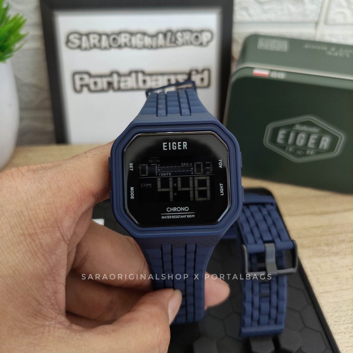 MUST HAVE EIGER LINVILLE - JAM TANGAN DIGITAL PRIA - ORIGINAL TERLARIS