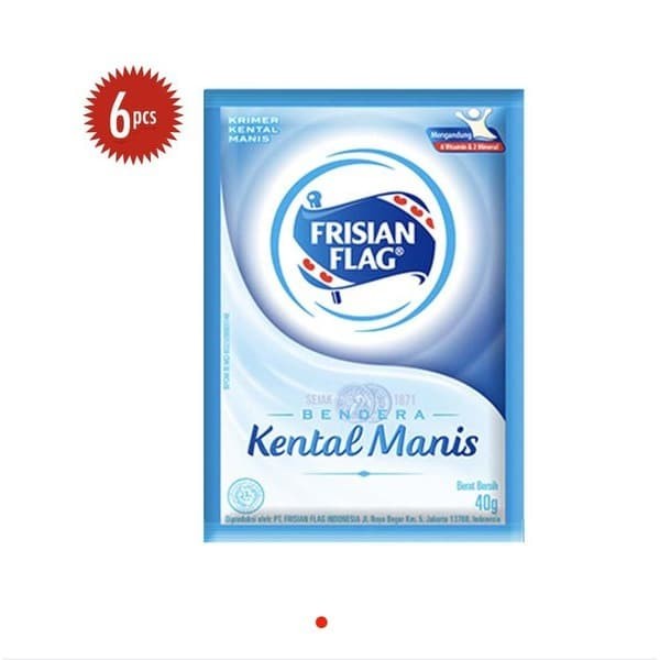 

Susu Kental Manis Frisian Flag Sachet 1 Dus Isai 20 Pak