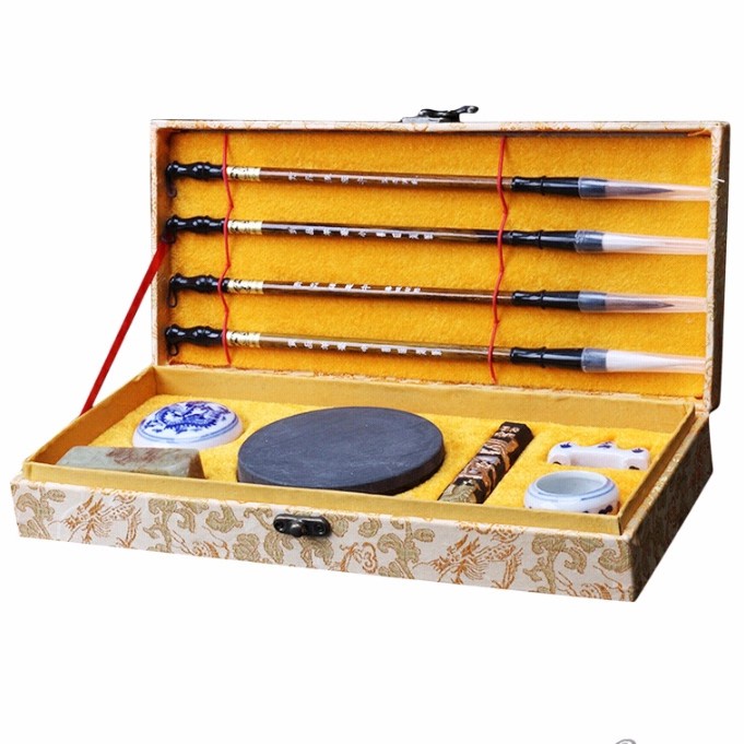 

Terlaris 11Pcs / Set Kuas + Tinta + Stik + Batu Untuk Latihan Menulis Kaligrafi