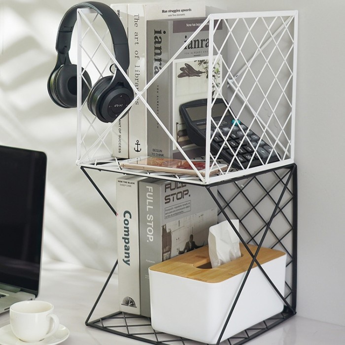 

Best Seller Rak Buku Majalah Remote Multi Storage Serbaguna Rak Besi Nordic Gold