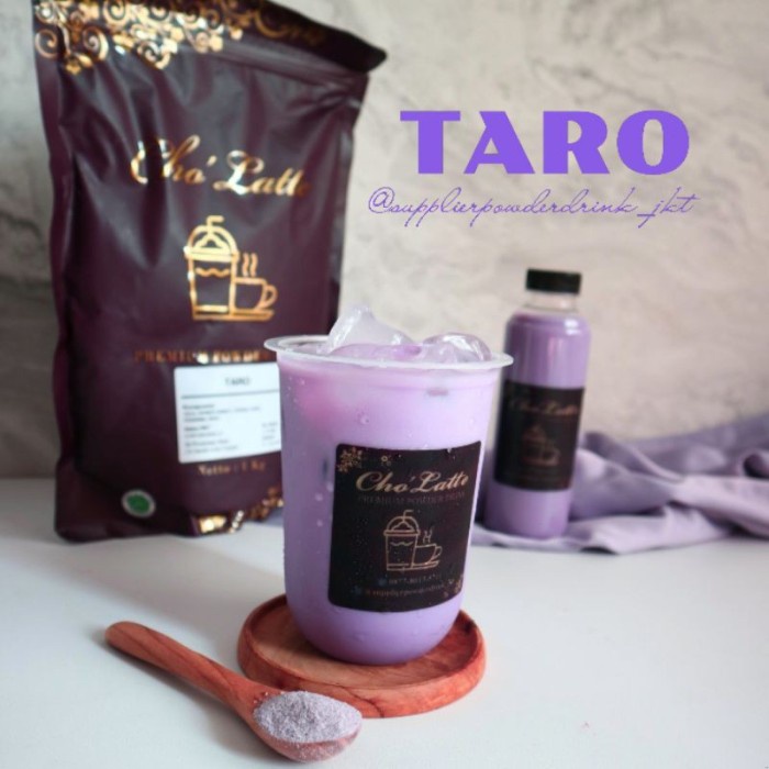 

Taro Cho Latte Powder Drink Bubuk Numan Enak Rasa Taro Halal Cholatt