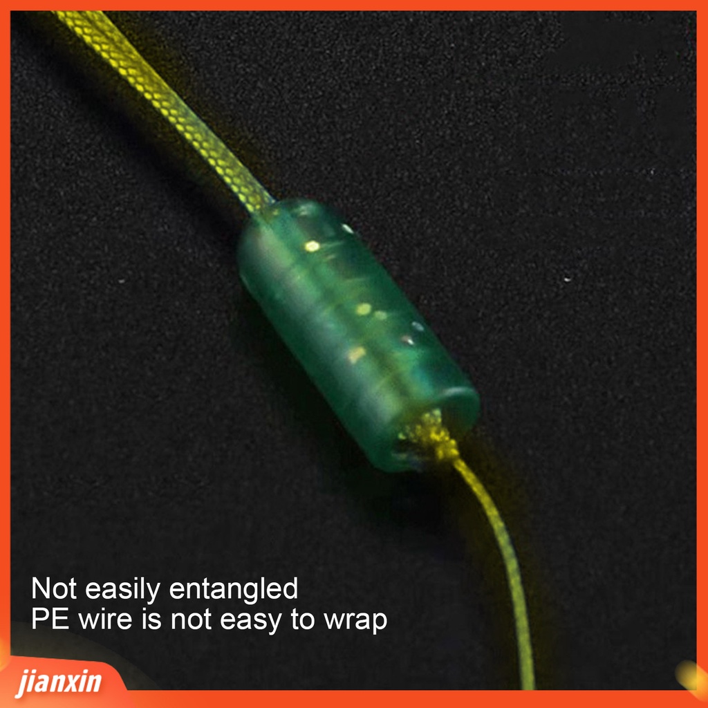 [Jianxin] 10pcs Konektor Loop Jalur Lalat Berliku Tahan Aus Ukuran Kompak Kekuatan Tarik Yang Bagus Sobek Serbaguna Lembut Fleksibel Braided Fly Fishing Loop Connector