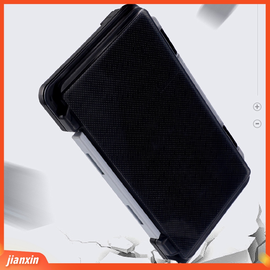[Jianxin] fishing Gear Box Multifungsi Penutup Transparan Tahan Air Multi-grid Kapasitas Besar Toko Umpan Portable Memancing Aksesoris Hook Kotak Penyimpanan Alat Angling Aksesoris