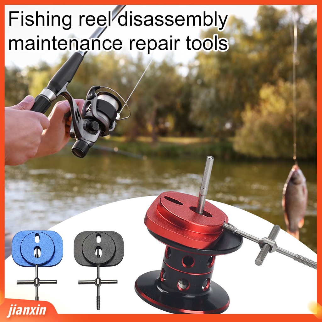 [Jianxin] anti Gores Kecil Ringan Aluminium Alloy Reel Bearing Remover Gulungan Pancing Bongkar Pasang Alat Pemeliharaan Peralatan Memancing