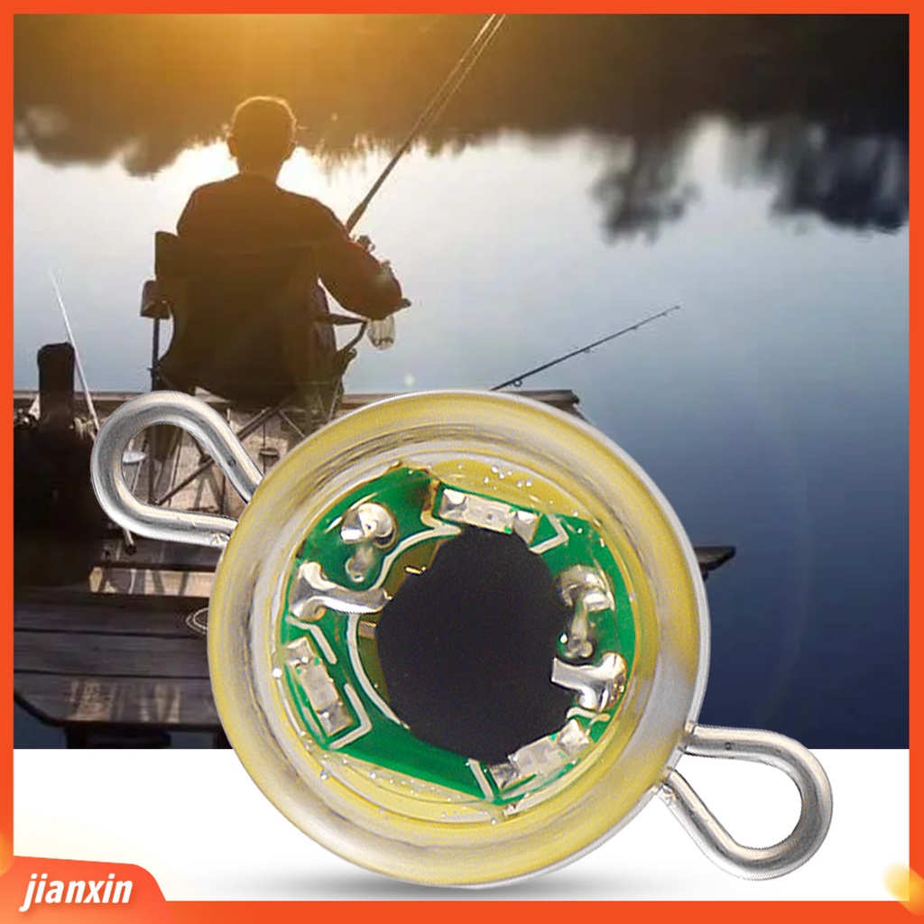 [Jianxin] fishing Lure Lampu Deep Drop Underwater Simulasi Fisheye Tackle Profesional Attract Fish Tahan Air LED Lure Attractant Button Fish Gathering Light Outdoor Fishing