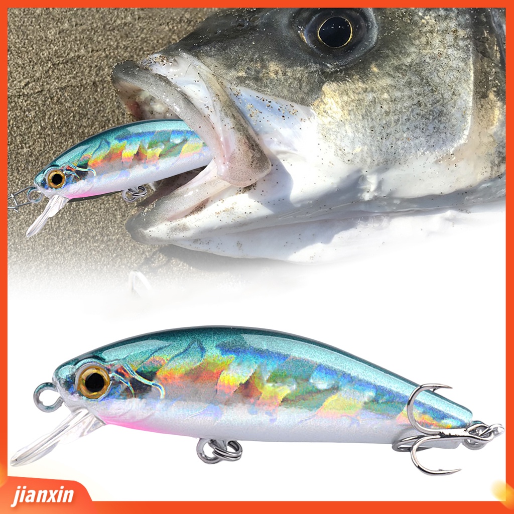 [Jianxin] 5.5cm/6.5g Umpan Pancing Simulasi 3D Fisheye Trembling Decoy Kait Tajam Mencegah Lolos Universal Memancing Umpan Ikan Kecil Bawah Air Umpan Keras Perlengkapan Memancing