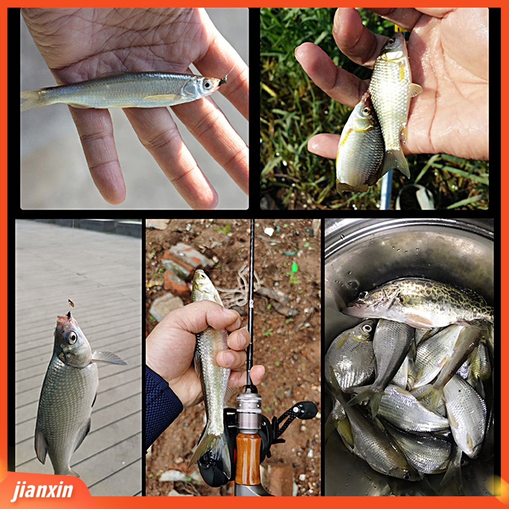 [Jianxin] 5pcs Memancing Umpan Warna Cerah Novel Bentuk Kait Tajam Keandalan Tinggi Portabel Memancing Tahan Lama Berputar Payet Sendok Memikat Memancing Aksesoris