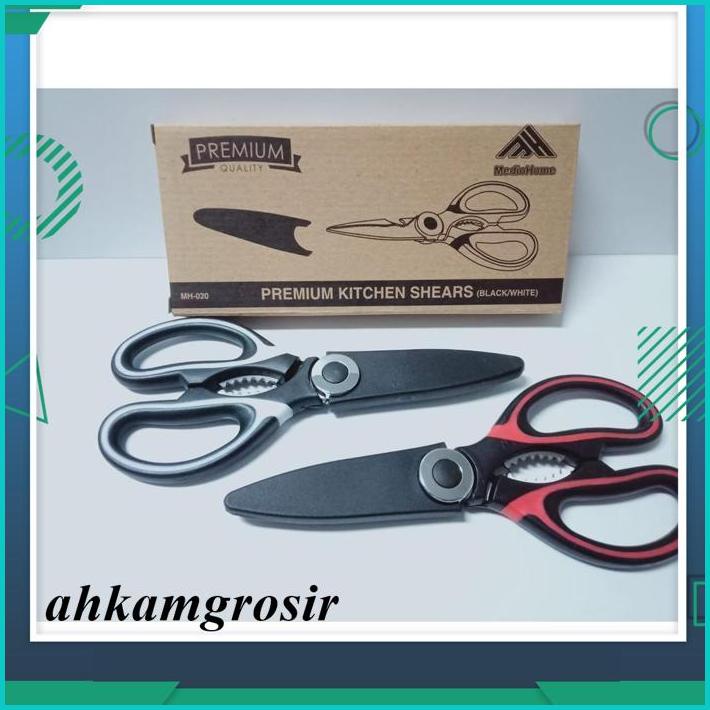 

STAINLESS STEEL GUNTING DAPUR SERBAGUNA MULTIFUNGSI - KITCHEN SCISSORS HIGHT CLASS !!