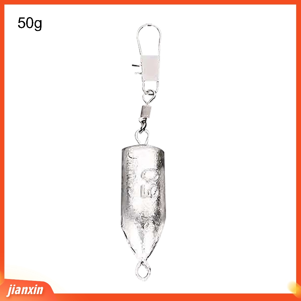 [Jianxin] Drop Shape Fishing Lead Weight Sinker Fish Tackle Tool Accessories with Ring