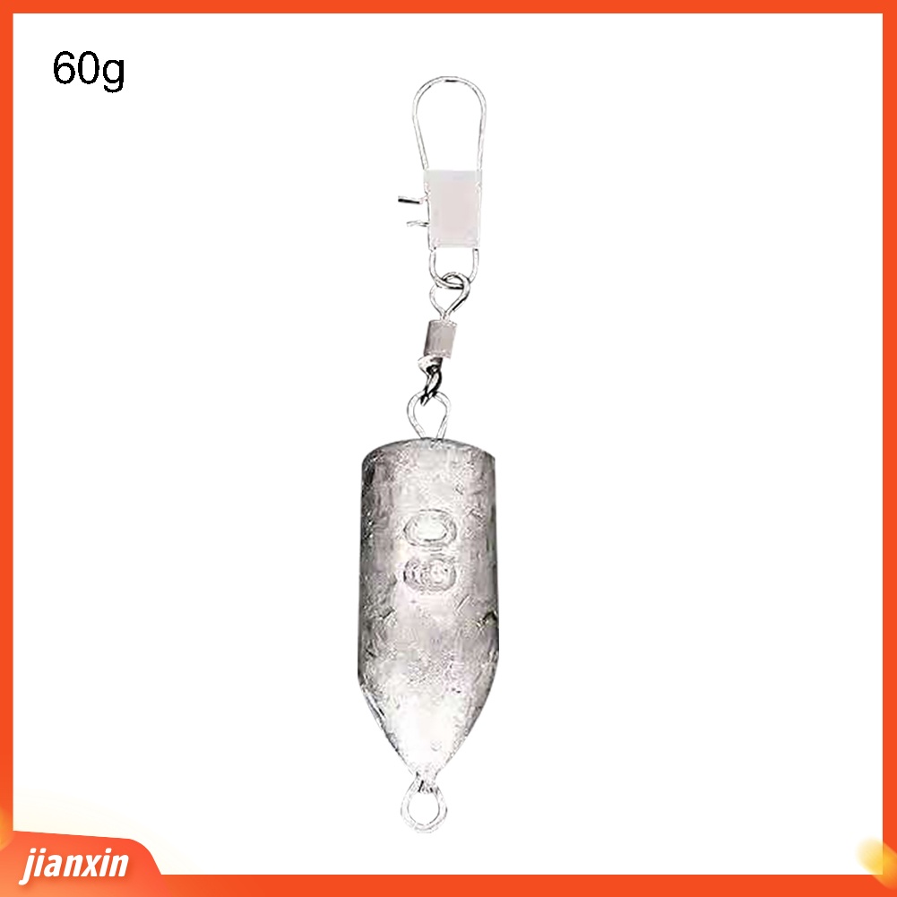[Jianxin] Drop Shape Fishing Lead Weight Sinker Fish Tackle Tool Accessories with Ring