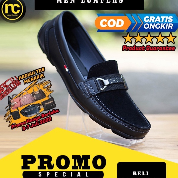 Stok terbaru (SANITEC) SEPATU MOCCASINS LOAFERS SLIP ON PRIA KEREN MURAH TERBARU BERKUALITAS BERGARA