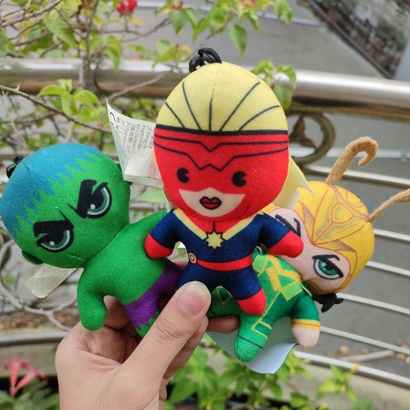 MINISO PLUSH PENDANT MARVEL GANTUNGAN TAS BONEKA MARVEL