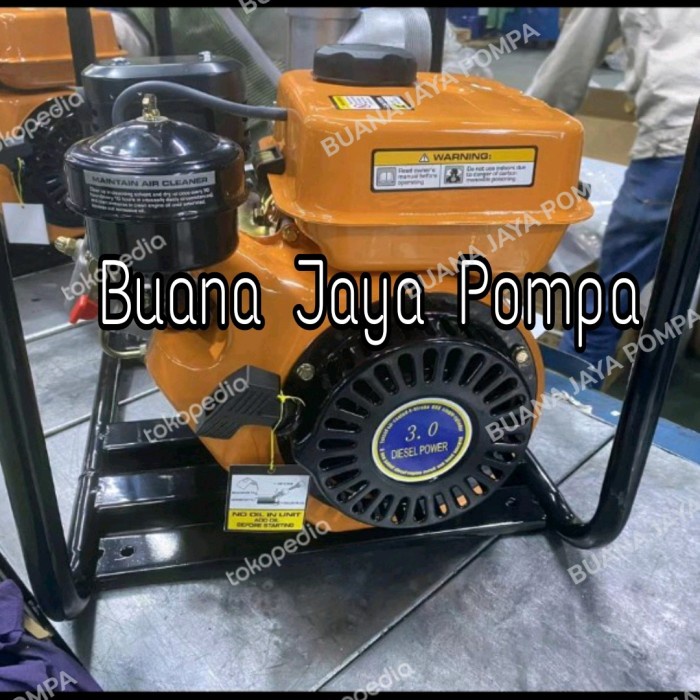 Terlaris Pompa Diesel Solar Mesin Pompa Air Sawah Irigasi Alkon 2 Inch Dwp-20B