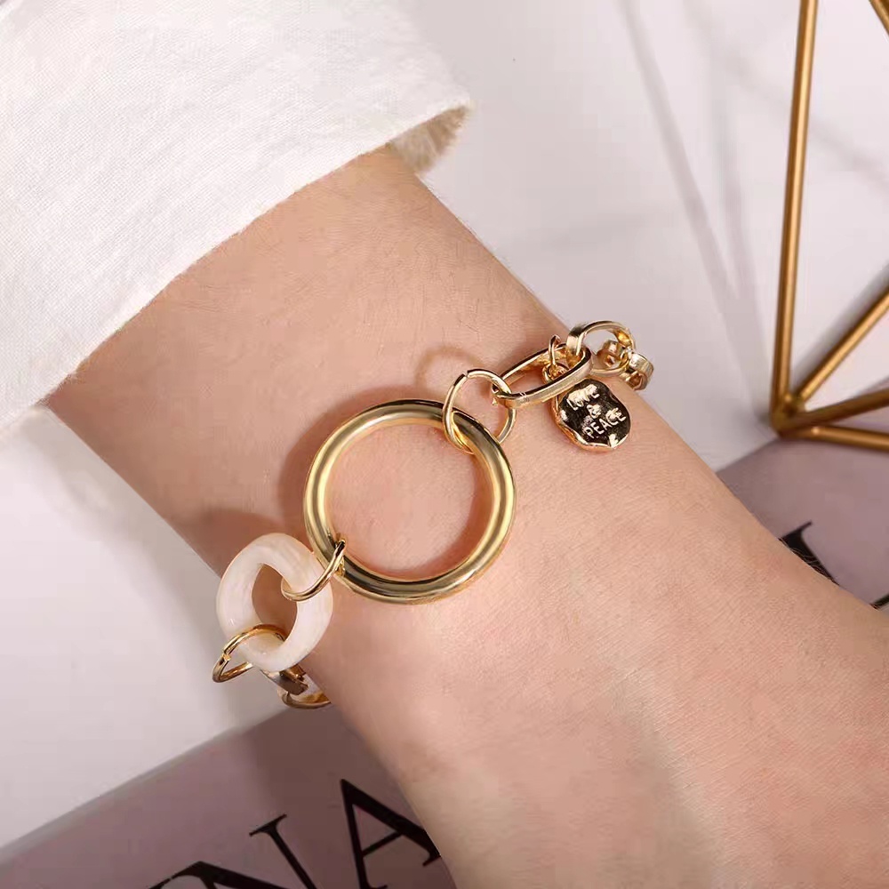 Gelang Retro Pearl Bracelet Female Korean Female Flower Bracelet Charm Fashion Couple Custom Jewelry