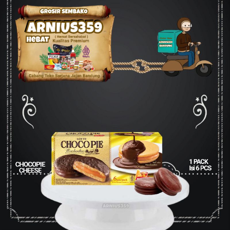 

CHOCOPIE RICHEESE & COKLAT 1 PACK ISI 6 PCS