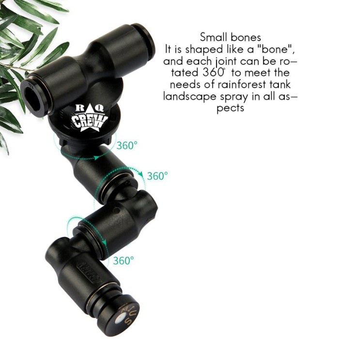 Terlaris Mius Single Nozzle Bone Misting System Water Mist Sprayer Paludarium