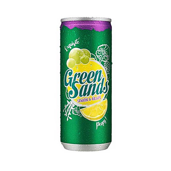 

GREEN SANDS GRAPE LEMON CAN 250 ML