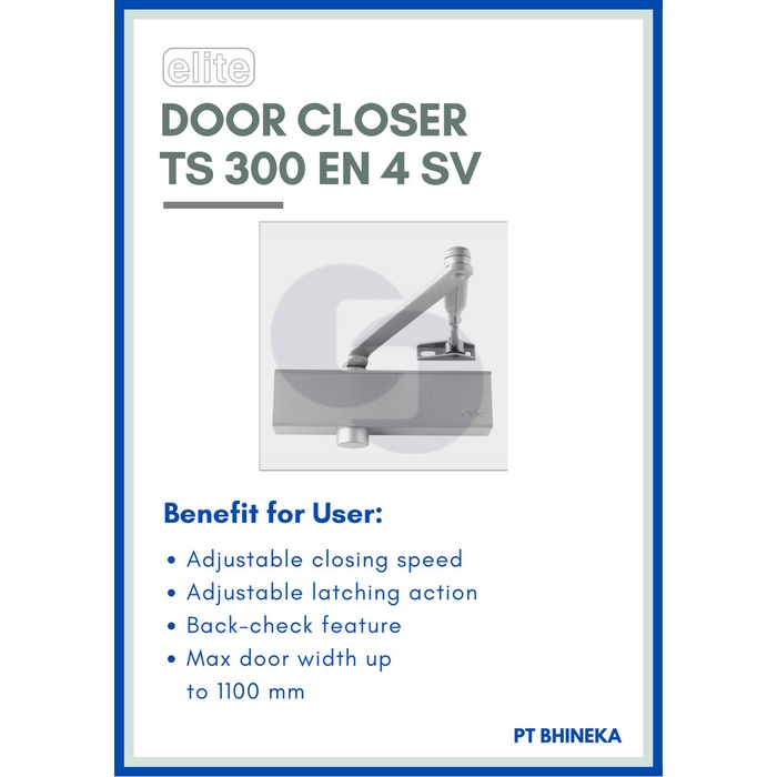 Terlaris Elite Door Closer Ts 300 En 4