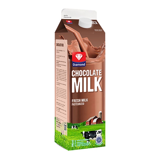 Promo Harga Diamond Fresh Milk Chocolate 946 ml - Shopee