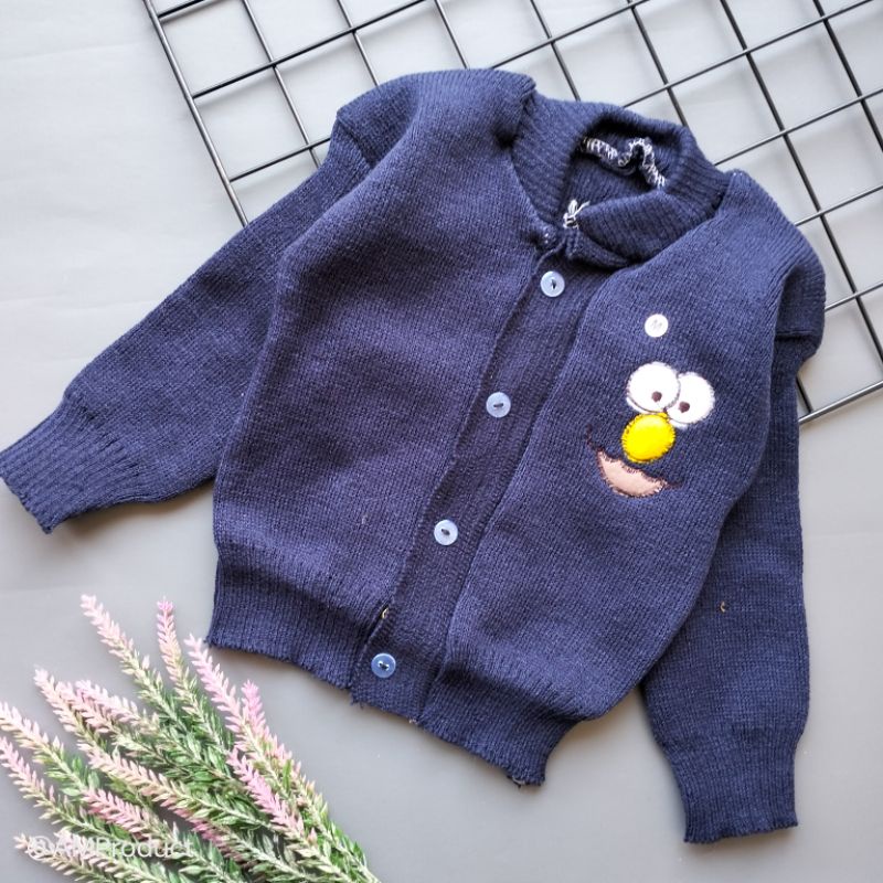 sweater rajut bayi 6 - 12 bulan